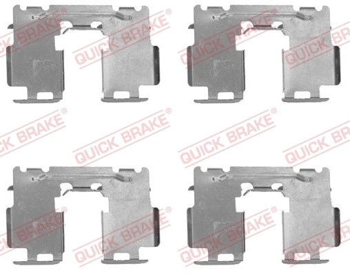 Accessory Kit, disc brake pad